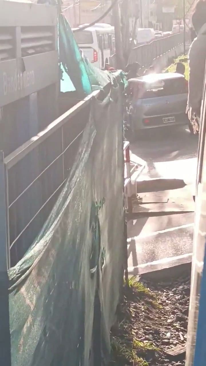Video del choque, compartido por el usuario @ReparaPC494277