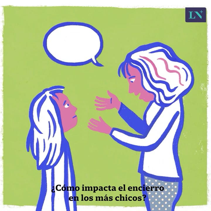 El impacto del encierro en los más chicos