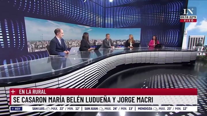 El casamiento de Jorge Macri y María Belén Ludueña en La Rural