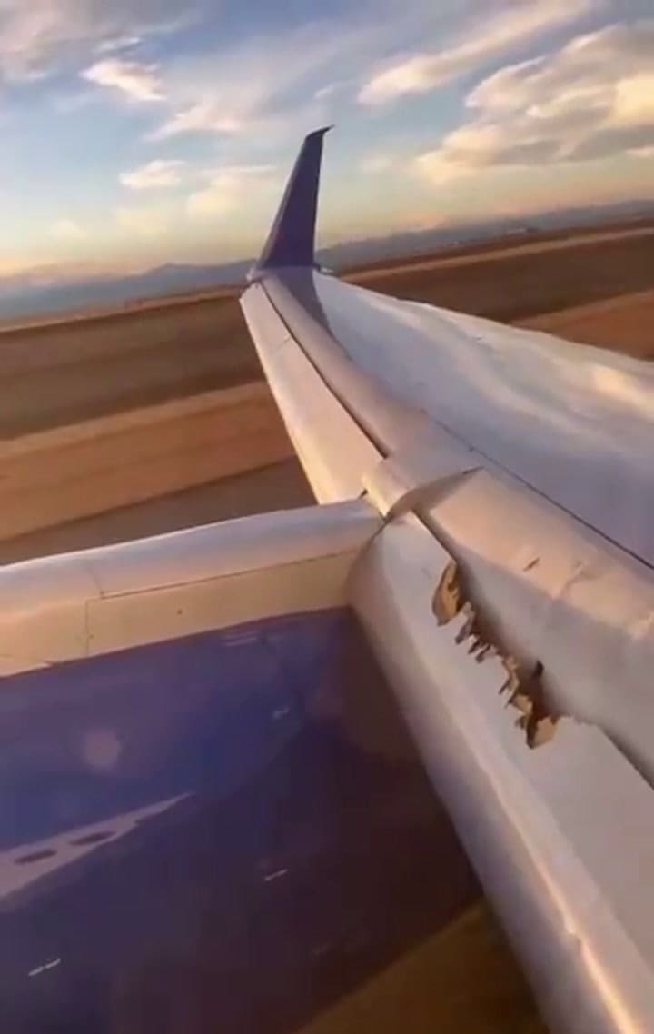 Avion Dañado