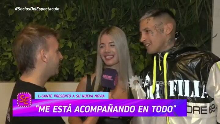 La relación de L-Gante y Candela Arizaga