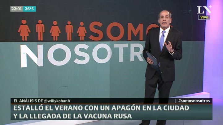 Editorial Willy Kohan - Estalló el verano con un apagón en la ciudad y la llegada de la vacuna rusa