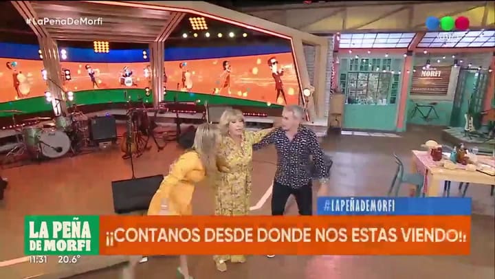 Georgina Barbarossa reemplazó a Jey Mammon y envió un saludo sospechoso
