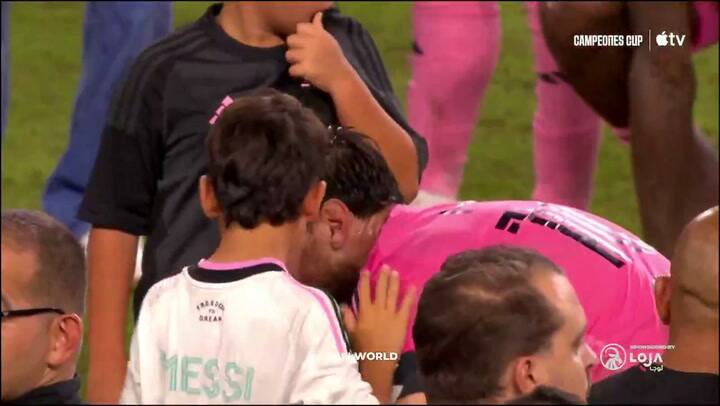 El divertido intercambio de Messi y su hijo Ciro tras la victoria de Inter Miami