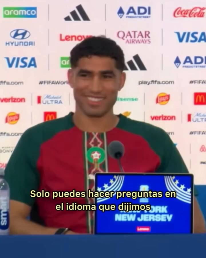 Restricciones en español para Hakimi generan críticas en el Mundial 2026