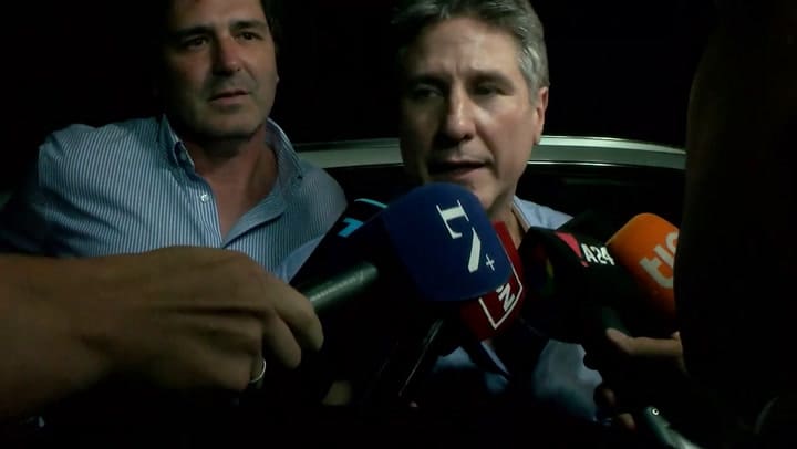 Las primeras declaraciones de Boudou tras ser liberado