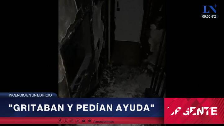 Asi quedo el edificio de 13 pisos que se incendio en pleno Recoleta