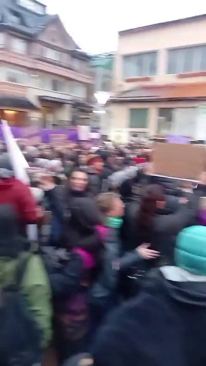 La movilización de Ni Una Menos en Ushuaia