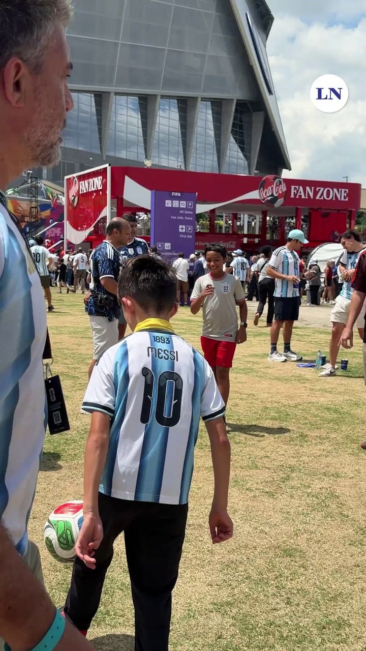 Argentinos e ingleses jugaron al fútbol en la previa de las semifinales