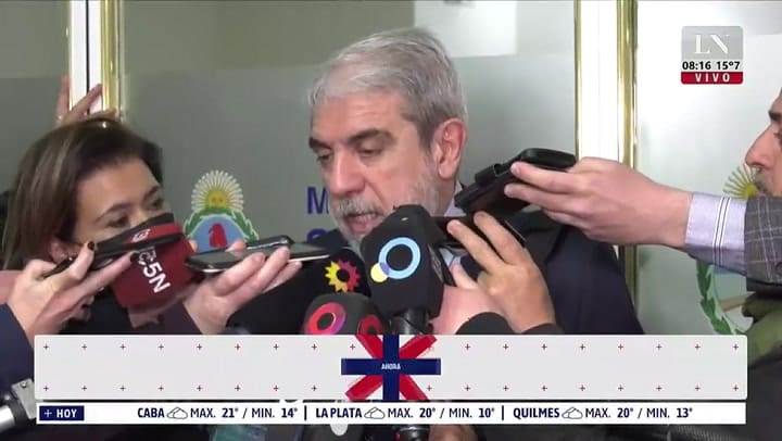 Aníbal Fernández avaló el desalojo en Villa Mascardi: “Hay delitos de usurpación y otros comunes”
