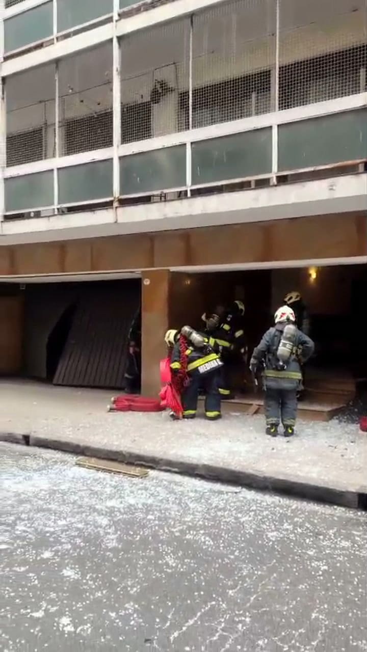 Bomberos trabajó en el lugar