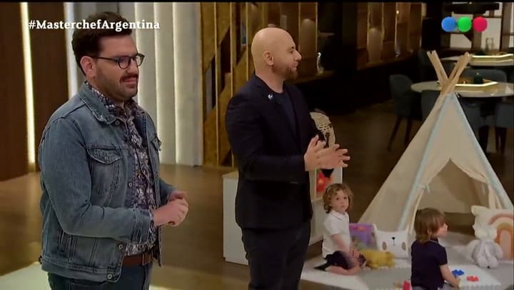 Los hijos de Germán Martitegui en MasterChef Celebrity (Telefe)
