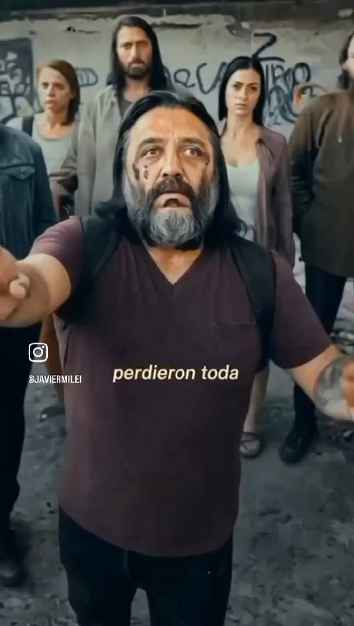 Video Milei zombies