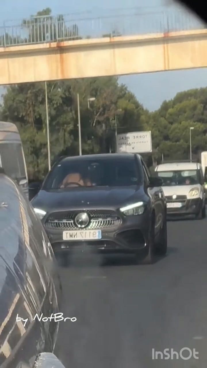 El momento, captado por otro conductor