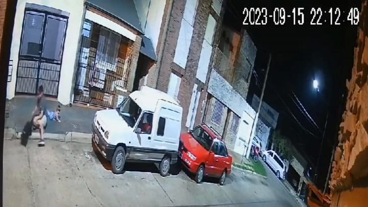 Un padre le dio una brutal golpiza a la perra de la familia por empujar accidentalmente a su hija