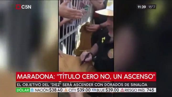 Diego Maradona tendrá su propia serie - Fuente: C5N