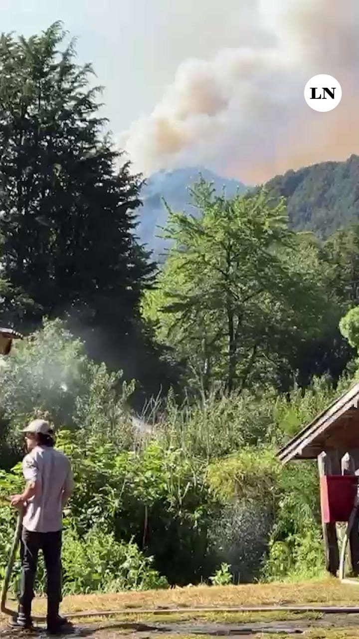 La hostería que resistió el avance del incendio en el Parque Nacional Los Alerces