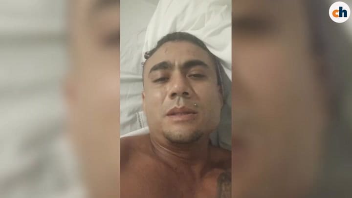 Las declaraciones del acróbata desde el hospital.