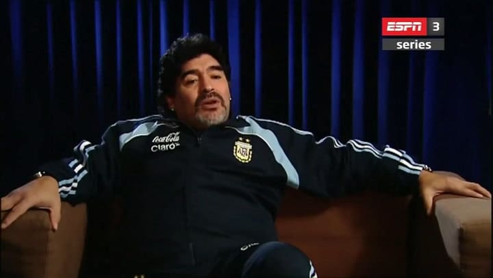 El relato de Maradona sobre su gol a Inglaterra