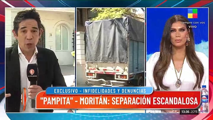Todo lo que se llevo Garcia Moritan de la casa de Pampita
