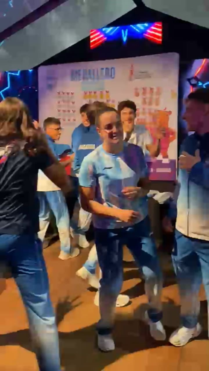 El baile de los atletas en los Juegos Suramericanos Santa Fe 2026