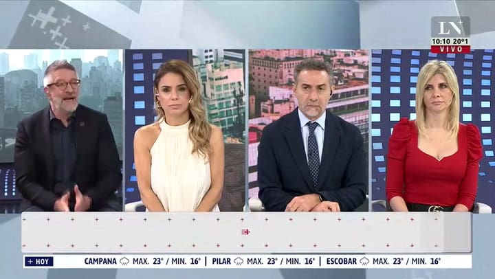Luis Novaresio se indignó ante las palabras de Gabriela Cerruti.