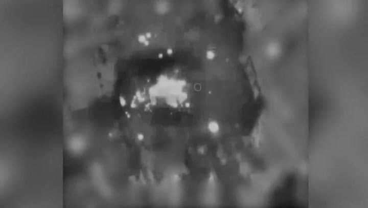 Impactantes videos de guerra: aviones israelíes atacando en Gaza