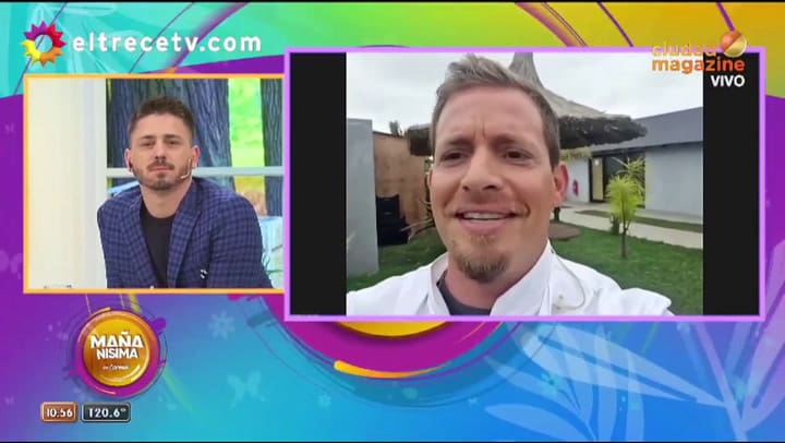 El chef de El Hotel de los famosos contó la reacción que tuvo su novia al ver el beso con Melody