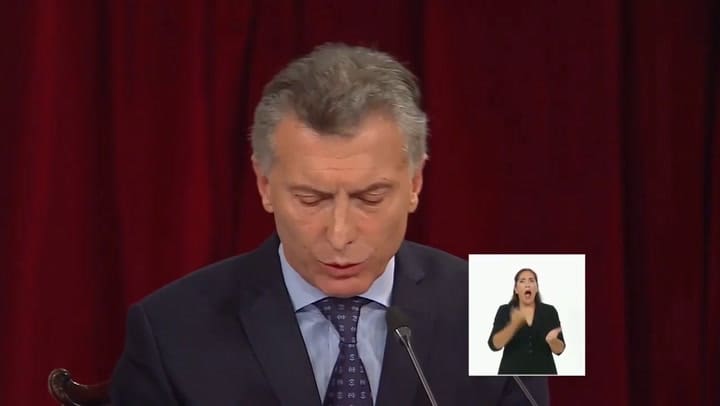 Macri ante el Congreso: 'Colaboremos juntos para cambiar el país'