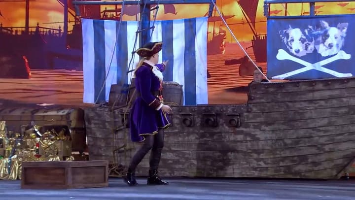 Perros pirata se presentan en America’s Got Talent
