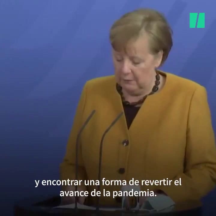 Angela Merkel pidió disculpas y dio marcha atrás con el confinamiento estricto para Semana Santa