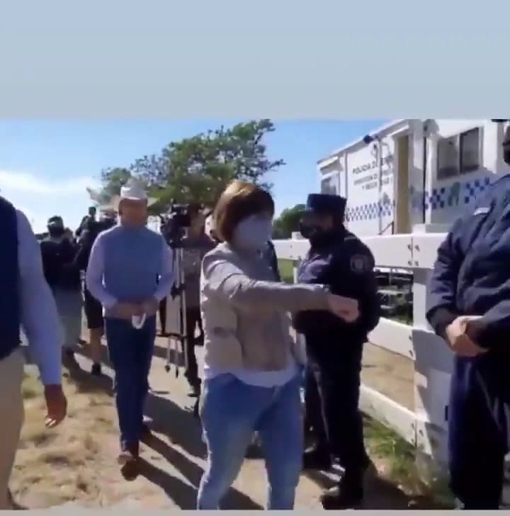 El saludos de Patricia Bullrich a la Policía de Entre Ríos