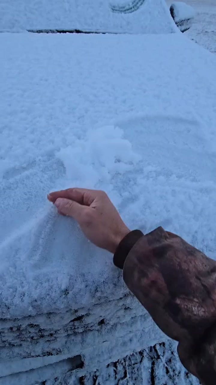 El impacto de la nieve en la provincia de Buenos Aires