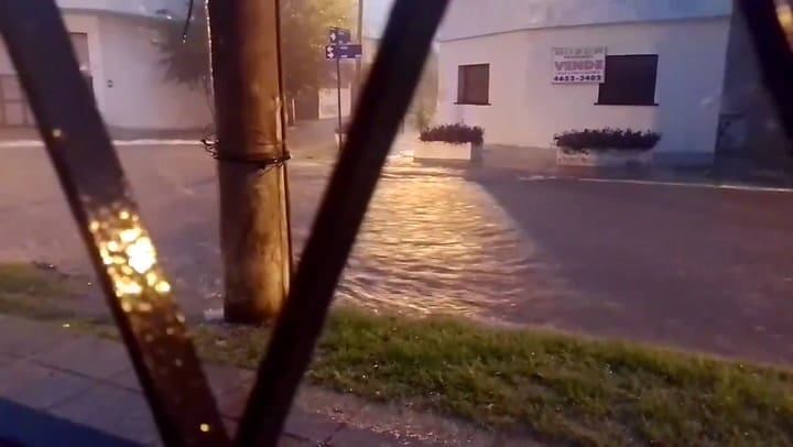 Así están las calles de San Justo