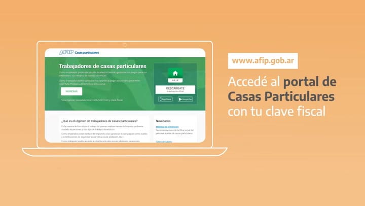 ¿Cómo genero el recibo de sueldo para el servicio doméstico?