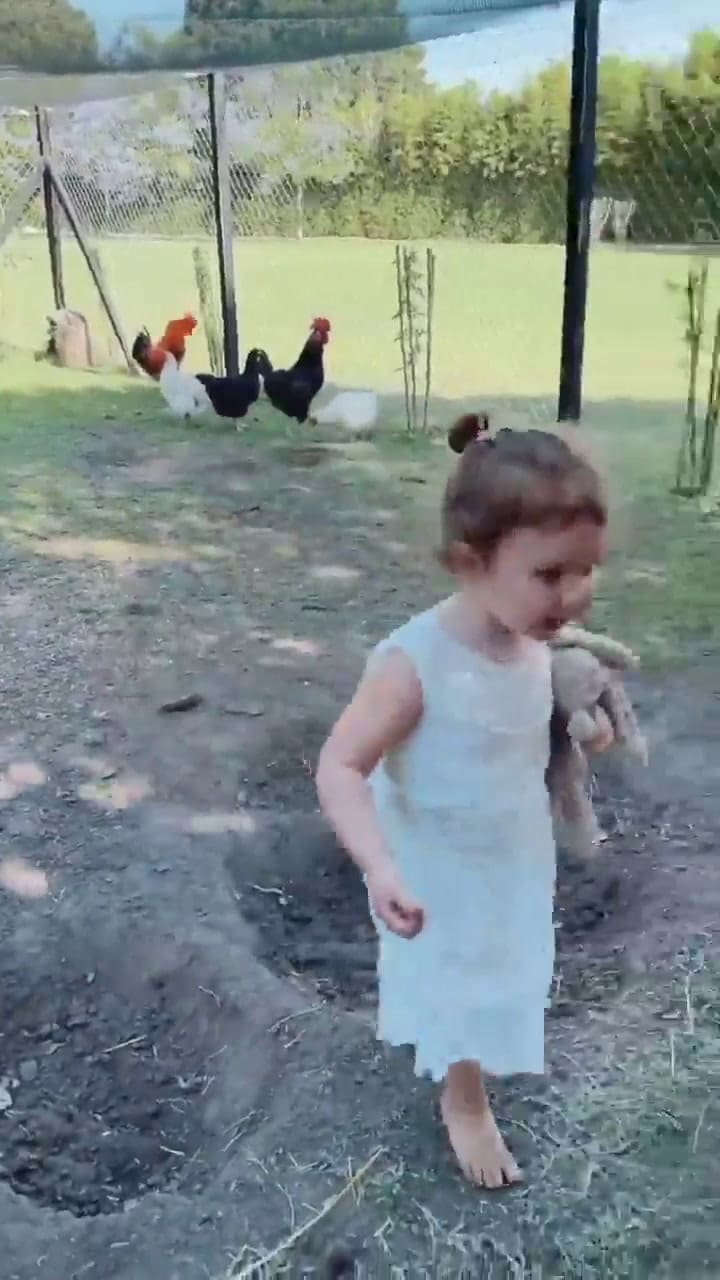 El sector de granja del jardín de Juliana Awada