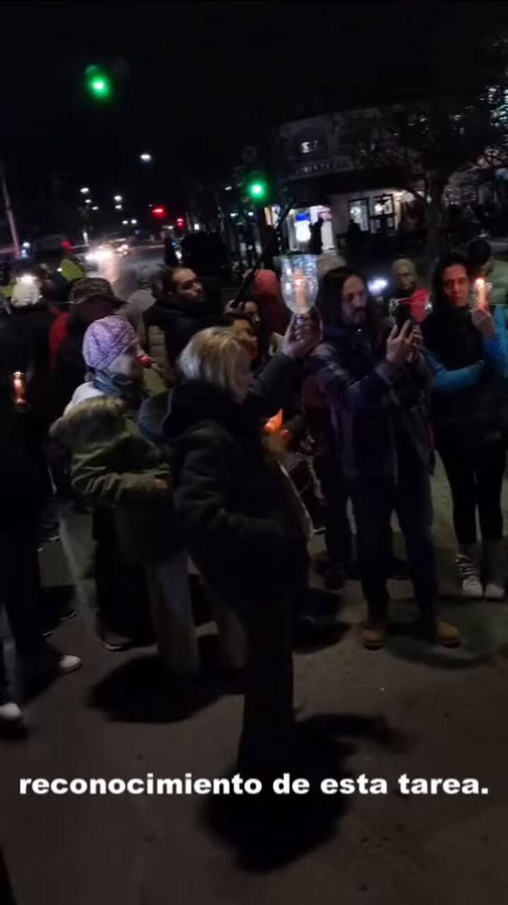 Vecinos en Villa Allende se manifestaron en contra del cerramiento (Fuente: @noalcerramiento)