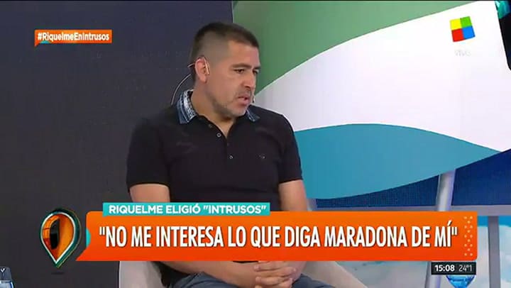 Tevez tiene que recuperar la alegría de jugar como lo hacía en el barrio' dijo Riquelme en Intrusos