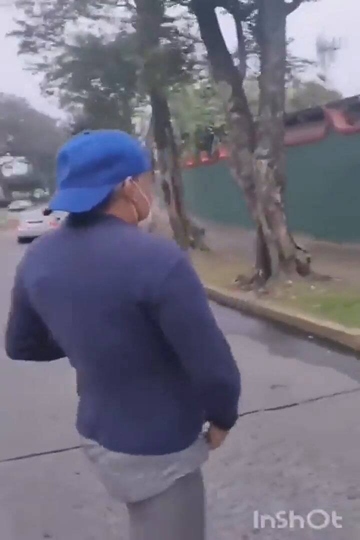 Grabó a un acosador