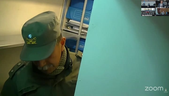 Imágenes del allanamiento en una de las casas de Cristina Kirchner en el sur