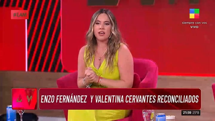 Enzo Fernandez y Valentina Cervantes se reconciliaro