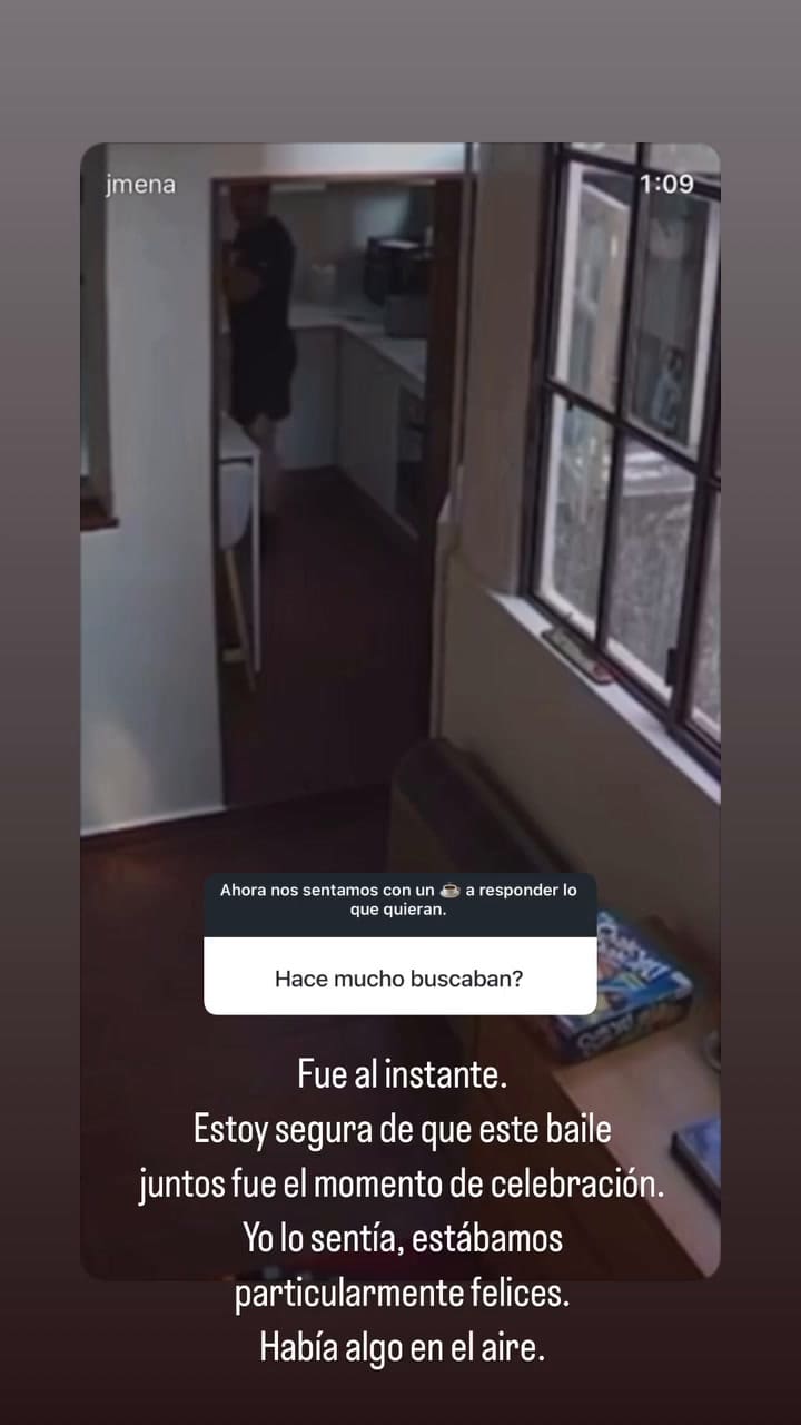 Así celebró Jimena Barón y su novio el momento en que pensaron que serían padres