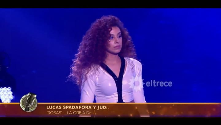 Cantando 2020. Lucas Spadafora y el debut de su nueva compañera, Judith Cabral - Fuente: eltrece