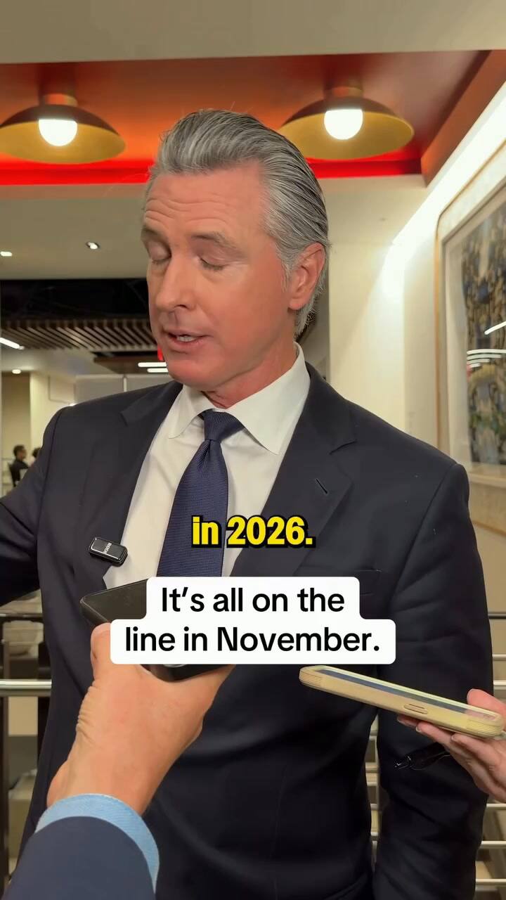 El mensaje de Newsom contra Trump en pleno año electoral de medio término