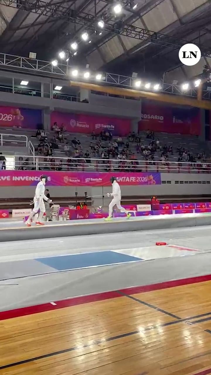 Alec Brooke, el esgrimista ingles que compite por Argentina y hoy ganó el bronce en los Juegos Suramericanos