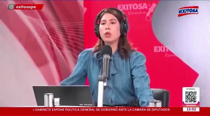 La valiente reacción de una periodista en medio del terremoto en Perú
