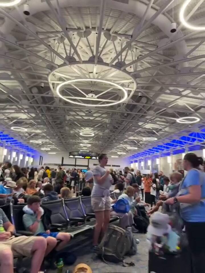 Crisis en los aeropuertos de Estados Unidos