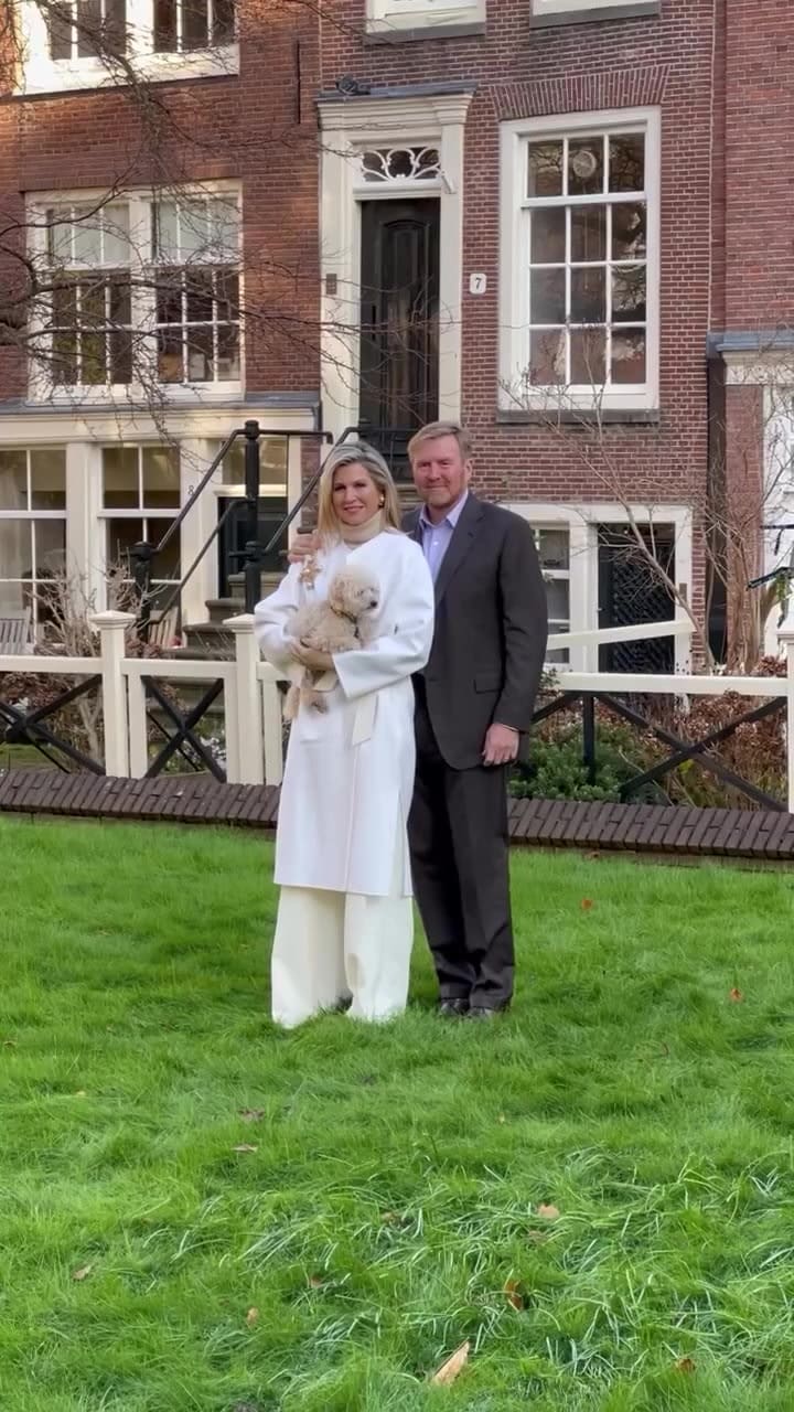 La sesión de fotos de Máxima Zorreguieta y su familia en Ámsterdam