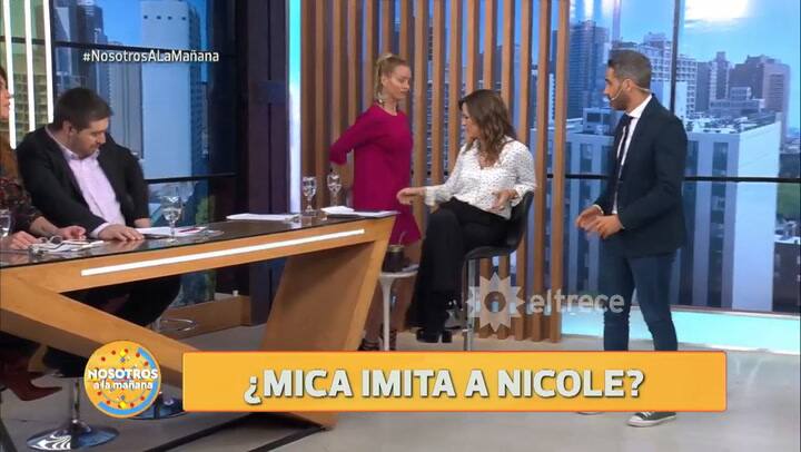 Nicole se puso a conducir Nosotros a la mañana y respondió a todo - Fuente: El trece