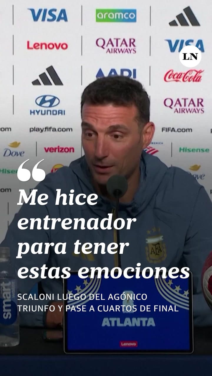 "Me hice entrenador para tener estas emociones": Scaloni tras el agónico triunfo ante Egipto